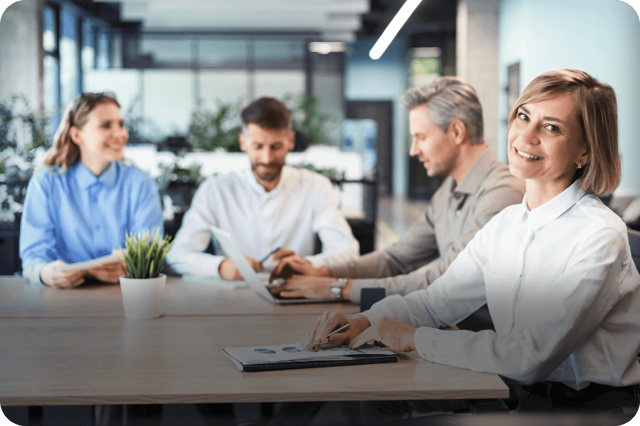 Team in einem modernen Büro