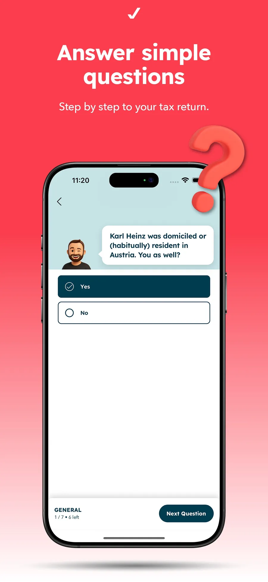 RelaxTax questionnaire
